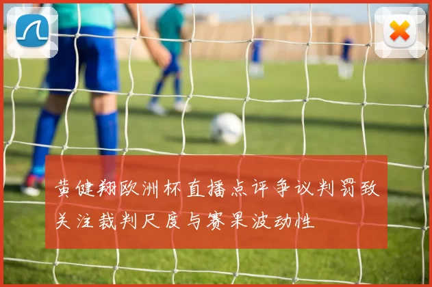 黄健翔欧洲杯直播点评争议判罚致关注裁判尺度与赛果波动性