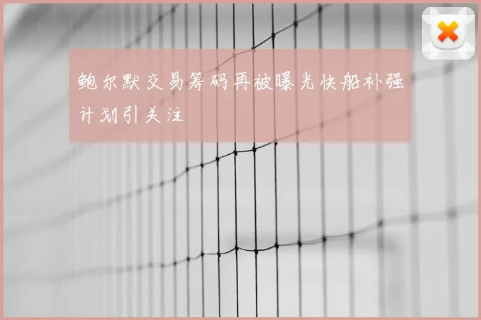 鲍尔默交易筹码再被曝光快船补强计划引关注
